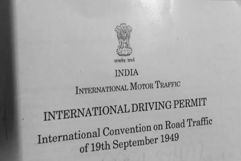 International driving license India